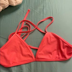 JOYLN. Swim top. Cross back